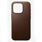 Nomad Modern Cover t/iPhone 15 Pro (MagSafe) Brun Lder