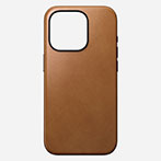 Nomad Modern Cover t/iPhone 15 Pro (MagSafe) English Tan Lder