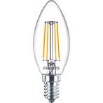 Philips Kerte LED filamentpre E14 Klar - 4,3W (40W)